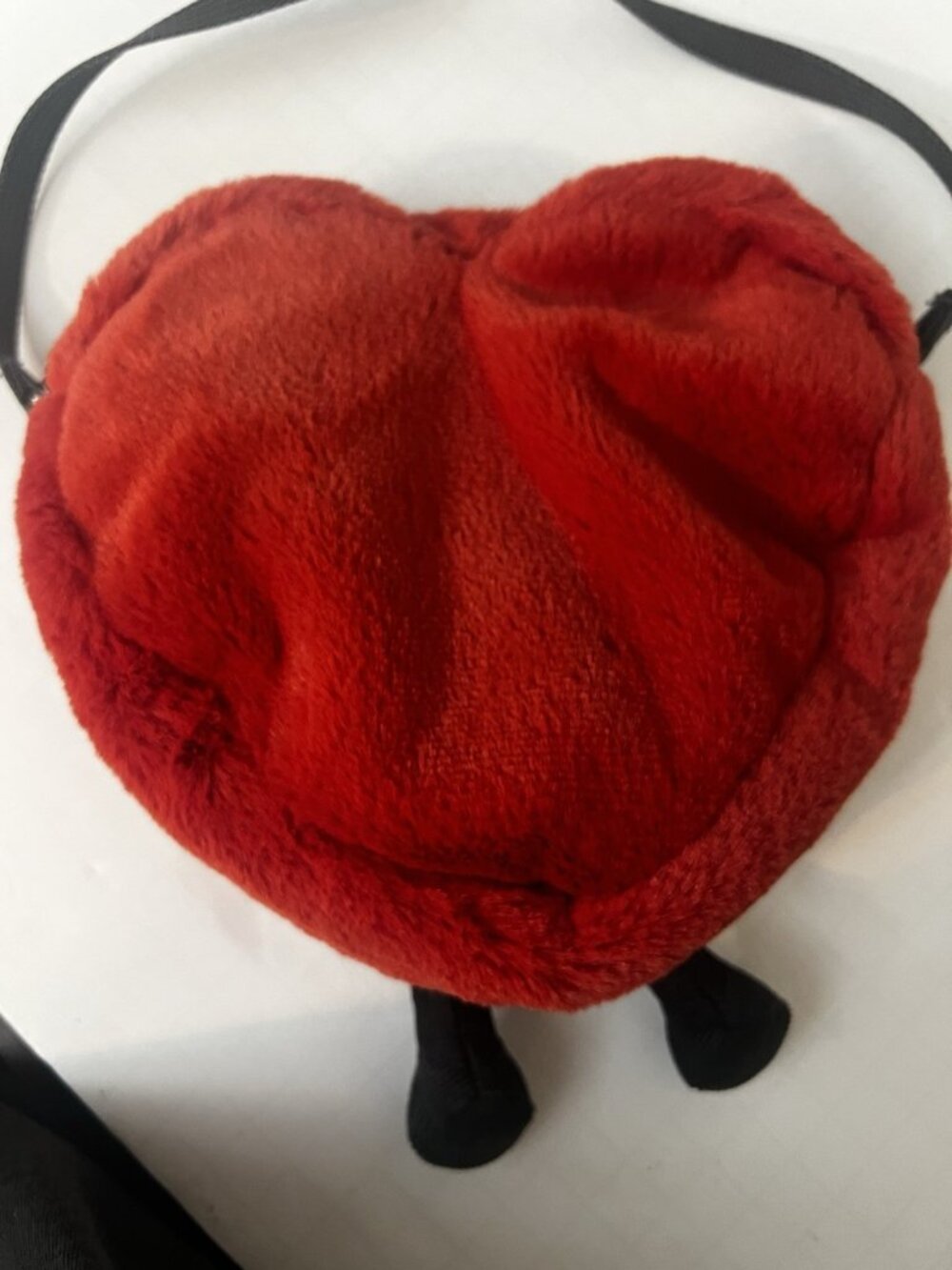 Jellycat Amuseable Heart Bag Red Crossbody Purse Plush Retired - Picture 3 of 6